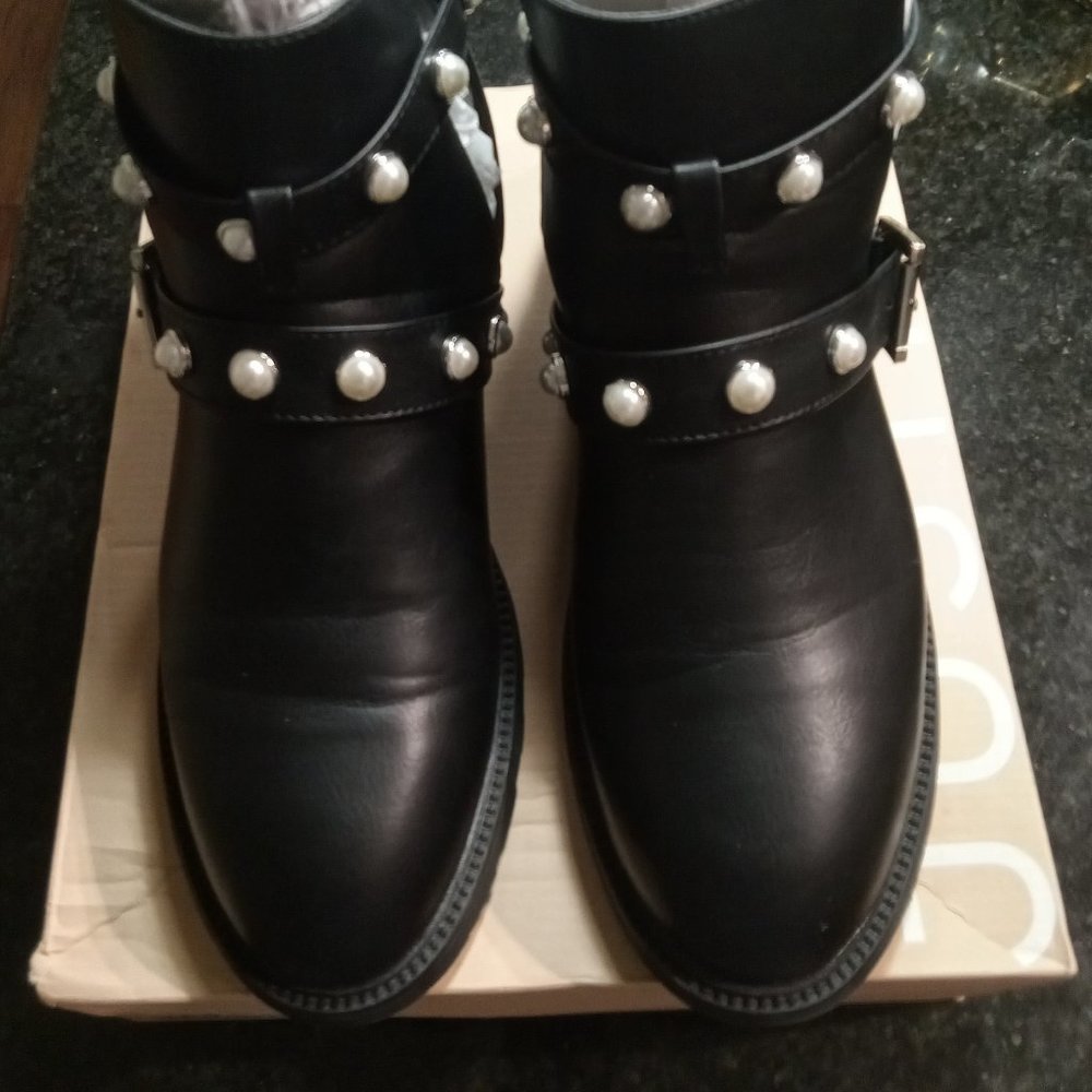 Black Moto Booties